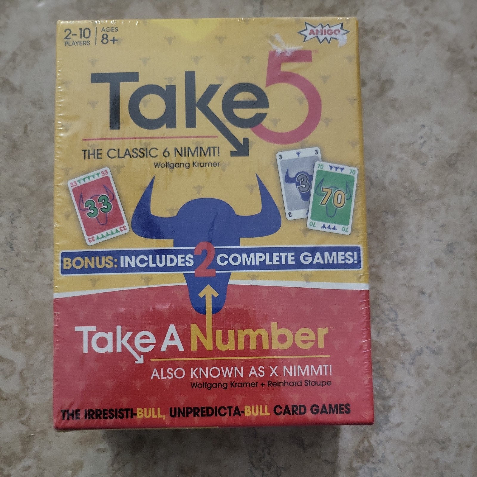 Take 5 and Take A Number Bonus Pack 6 Nimmt X Nimmt Family Card Amigo Game 18415