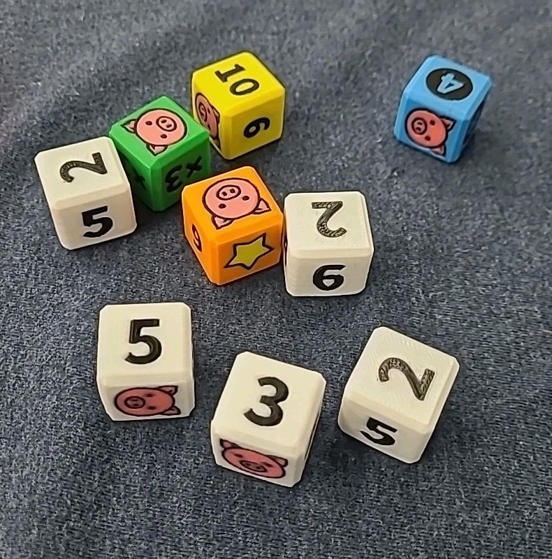 Greedy As A Pig – Press your luck dice game – EXCLUSIVE