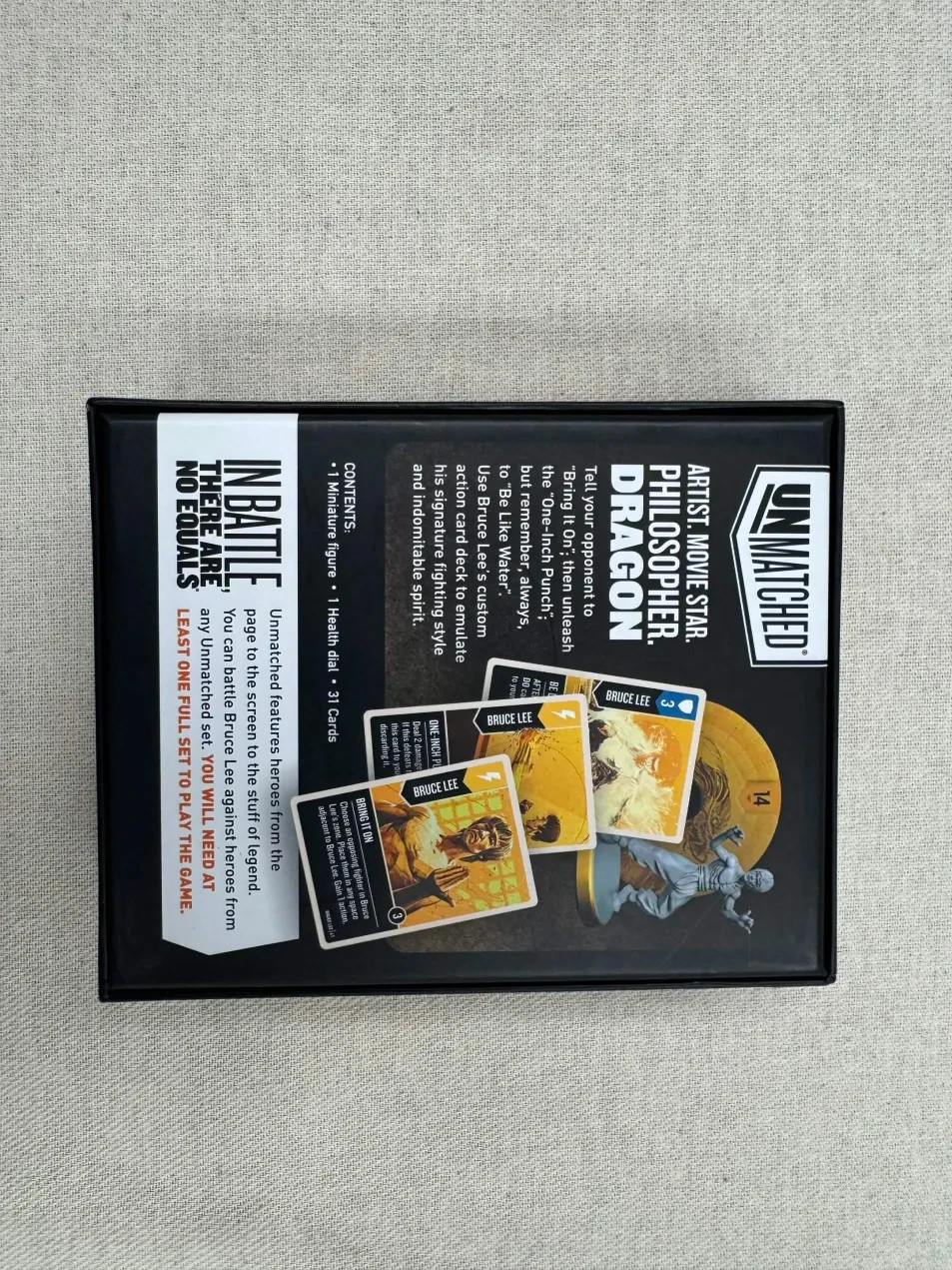 Unmatched Original Bruce Lee Board Game Expansion Mondo Games Rare Complete