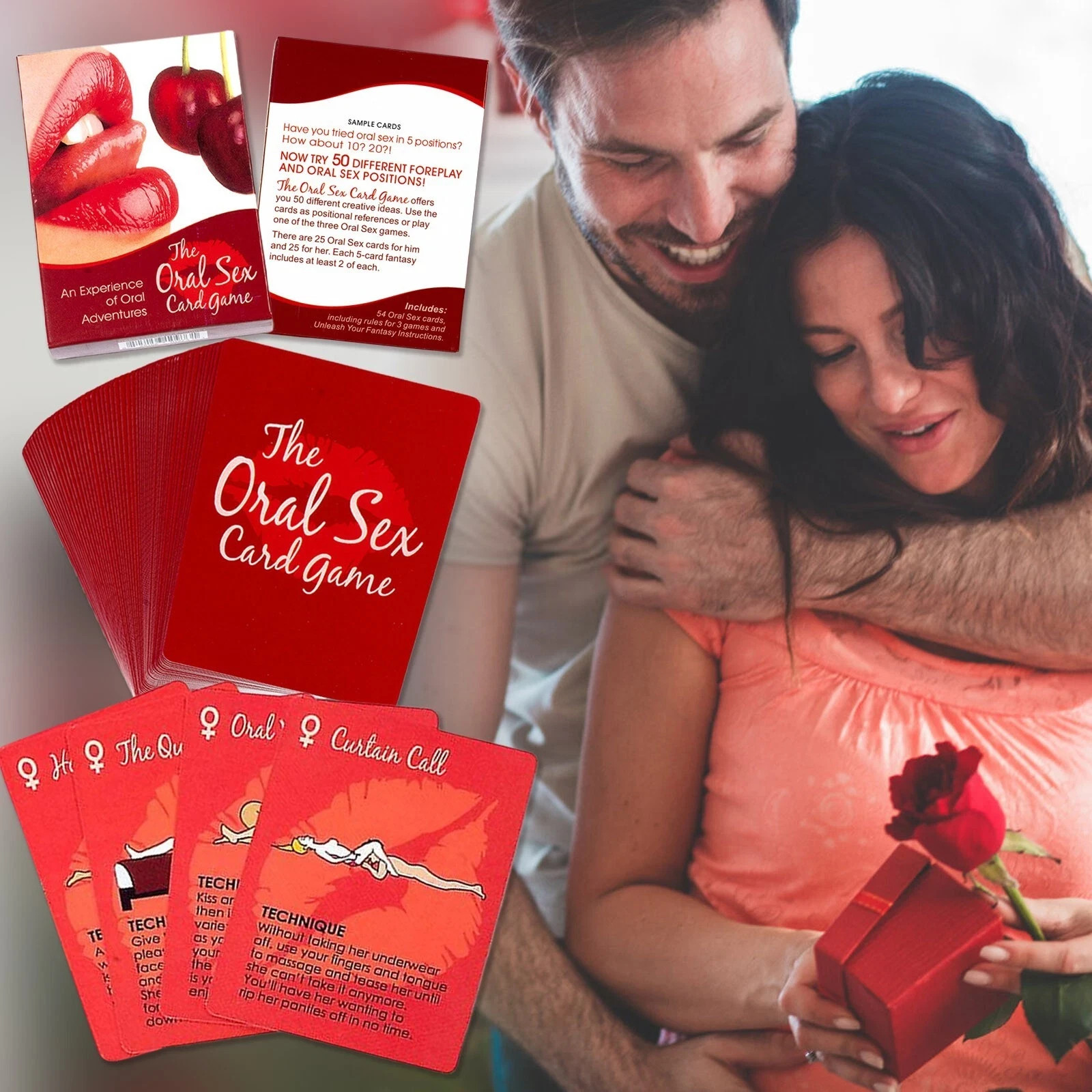 THE ORAL SEX CARD GAME ADULT COUPLES FUN FOREPLAY CARD GAME
