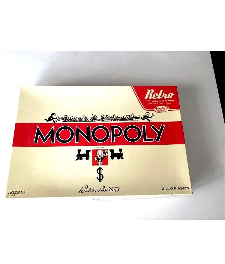 Monopoly Retro Series 1935 Edition Game Parker Brothers & Hasbro Kids B7743 8+