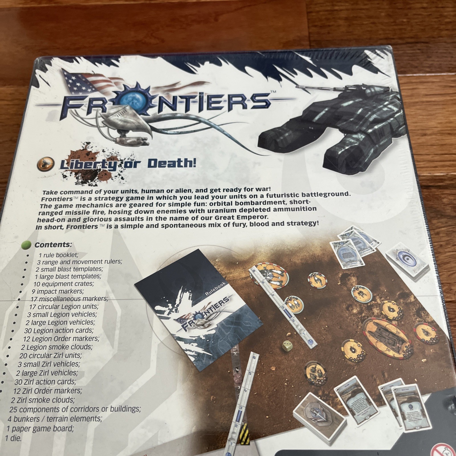 Frontiers Liberty or Death Strategy Board Game – Brand New Sealed – Asmodee
