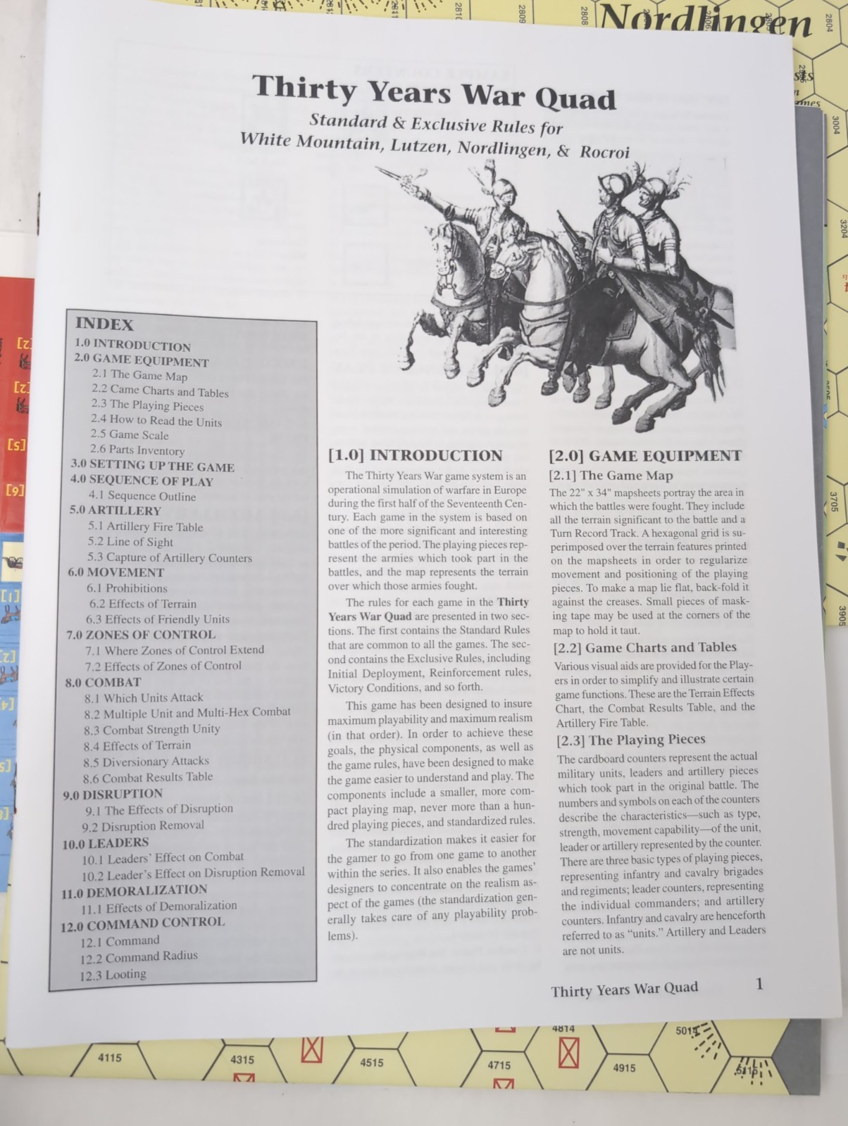 THIRTY YEARS WAR QUAD -1995 SPI / Decision Games – NOS Unpunched