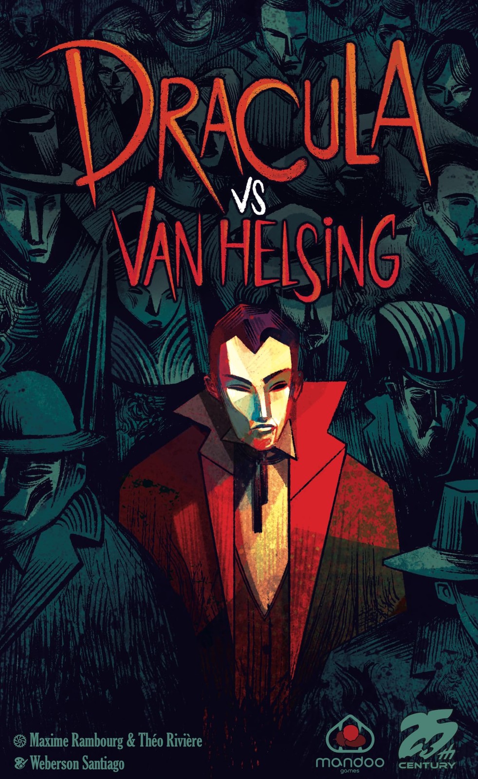 25Th Century Games Dracula Vs Van Helsing Intense 2-Player Strategy Duel Card