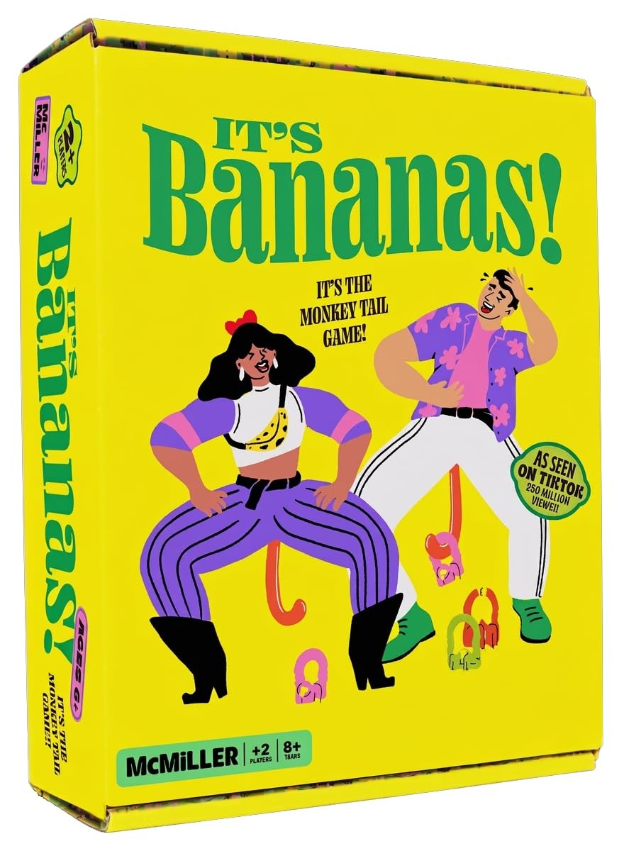 It’s Bananas! The Monkey Tail Game – Funny Family & Party Game for Kids & Adu…