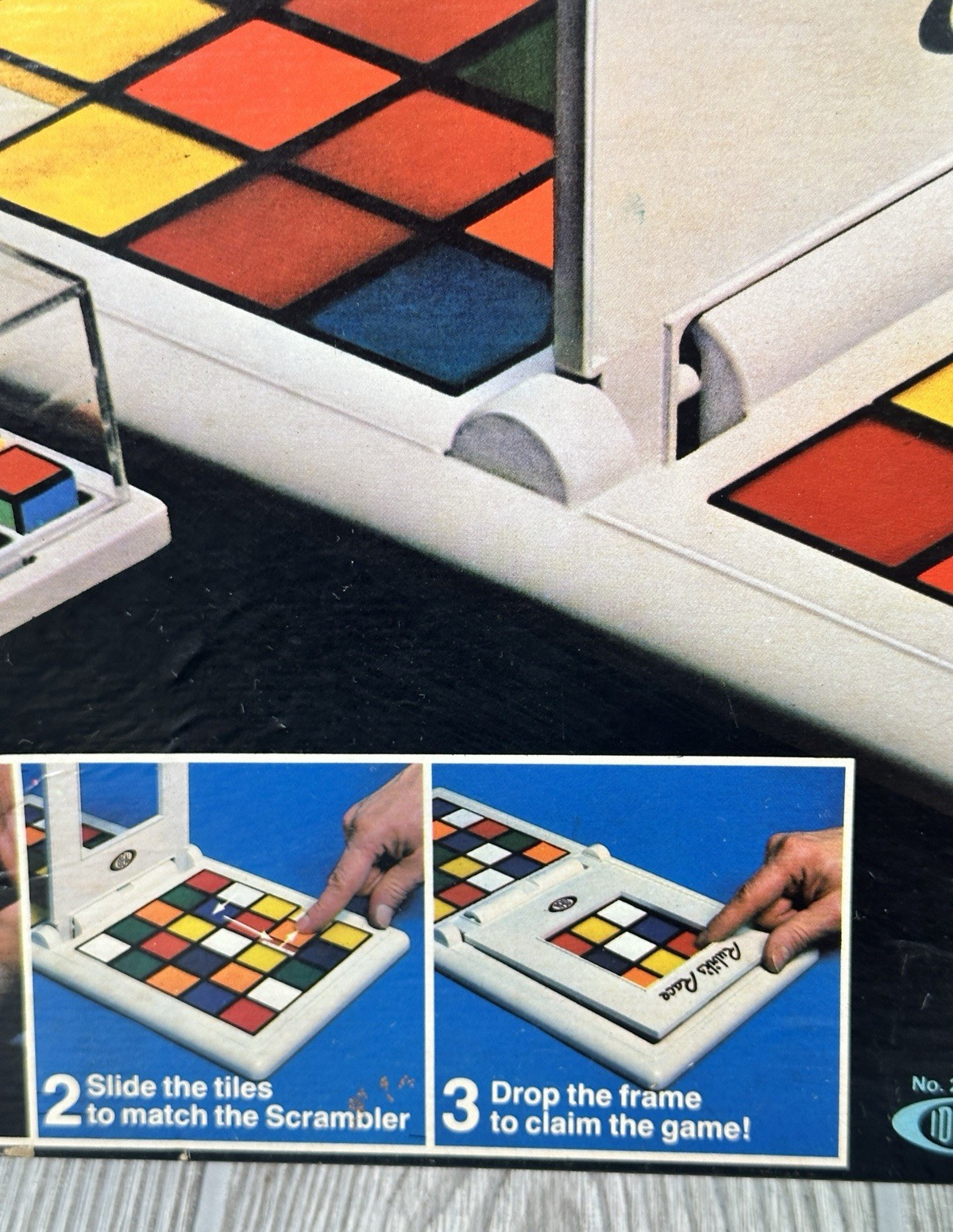 Ideal Rubik’s Race Game Original Box 1982 Maker’s of Rubik’s Cube 2 Player VTG
