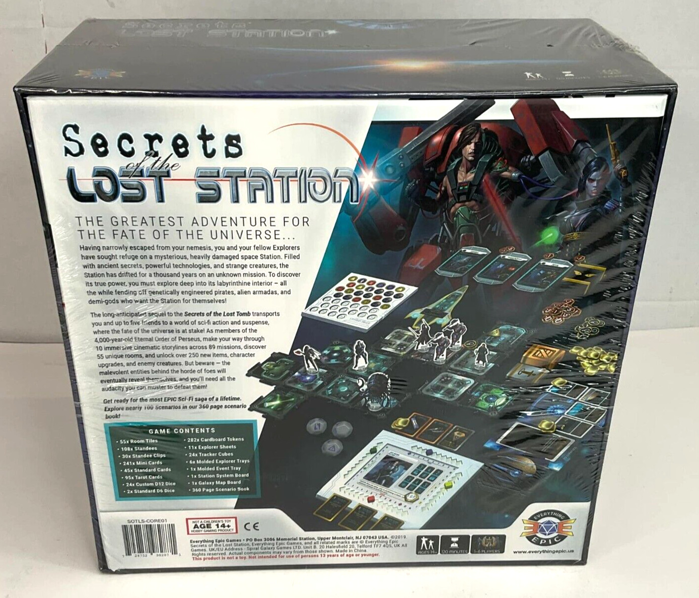 Secrets Of The Lost Station Board Game Everything Epic Games – NEW