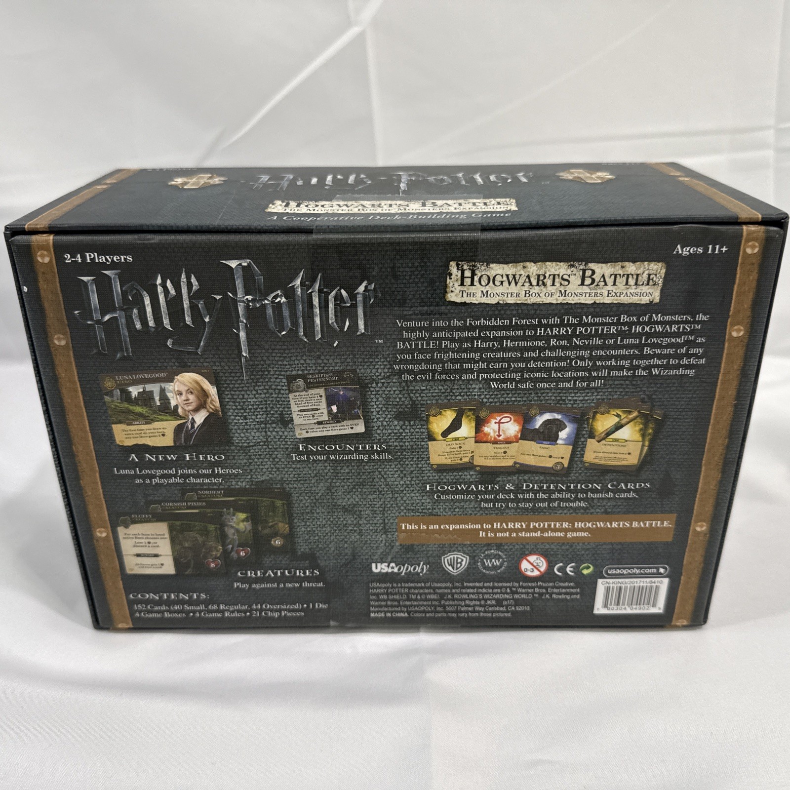 NIB Harry Potter Hogwarts Battle The Monster Box of Monsters Card Game Expansion