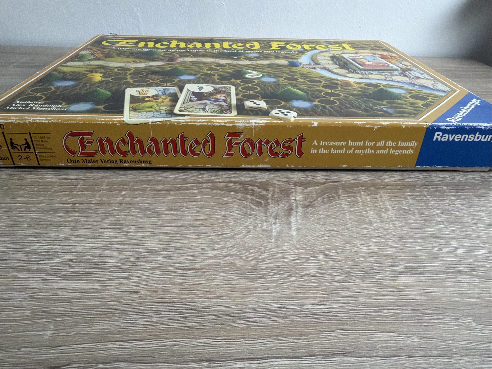 Vintage Enchanted Forest Board Game READ