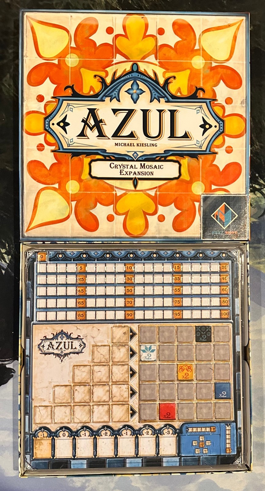 Azul Crystal Mosaic Board Game EXPANSION by Next Move