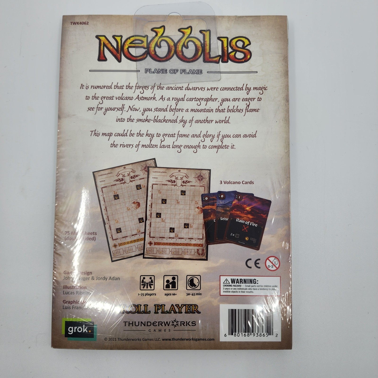 Thunderworks Games – Cartographers: Map Pack 1, Nebblis