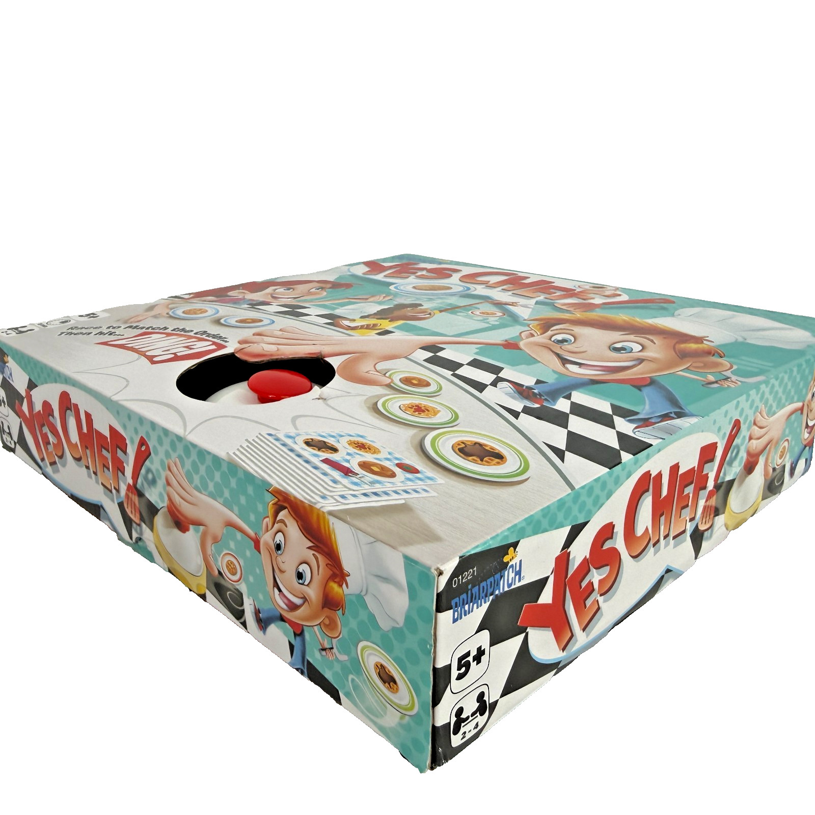 YES CHEF! Board Game Fast-Paced Matching Game w/ Bell 100% Complete Briarpatch