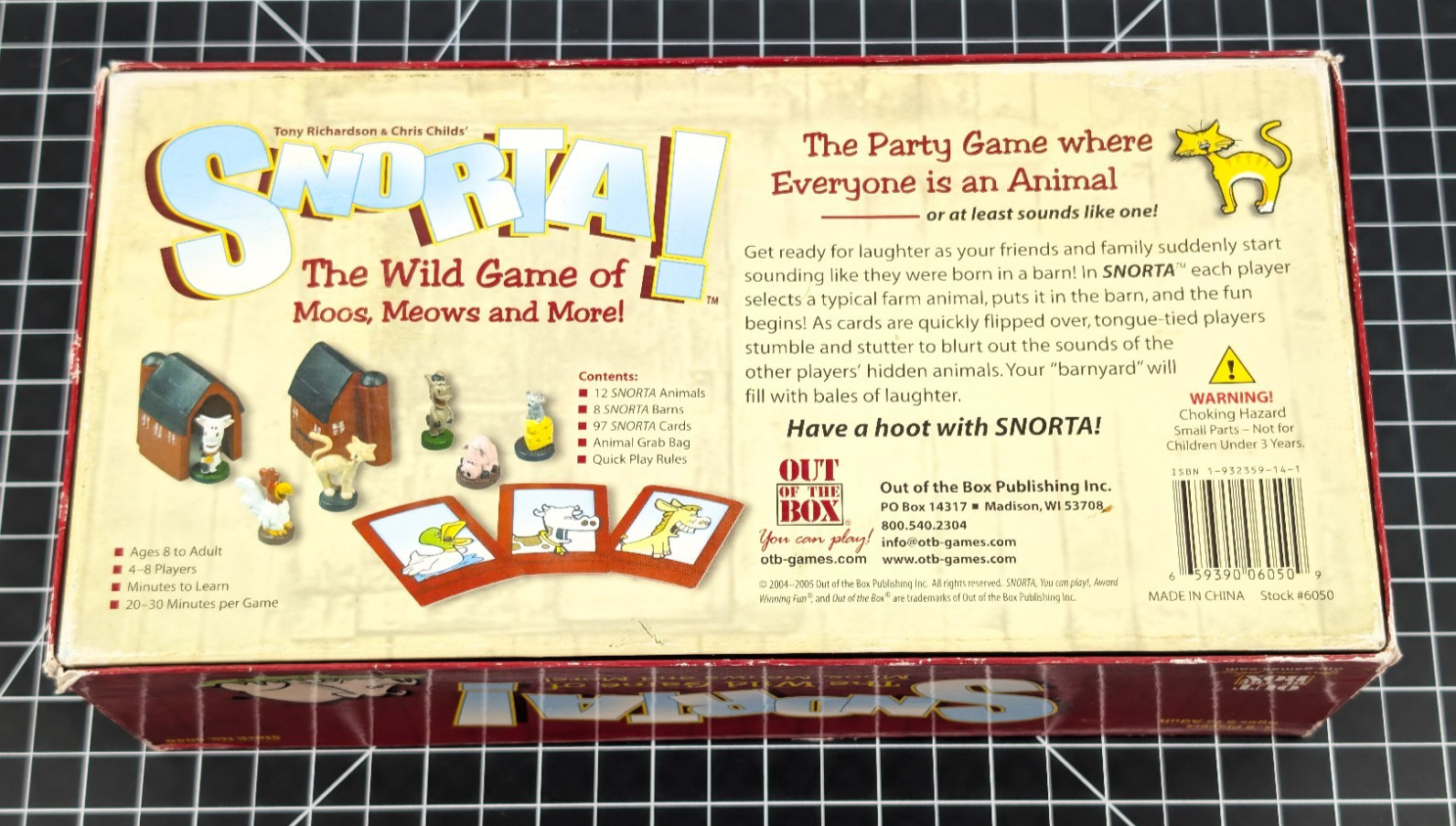 Snorta! The Wild Game of Moos Meows and More 100% COMPLETE Games 2004