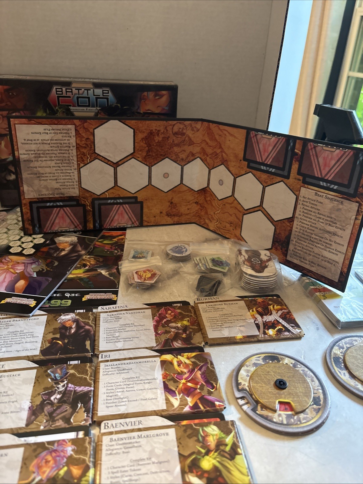 BATTLE CON Fate of the Indines Standalone Dueling Card Game Complete