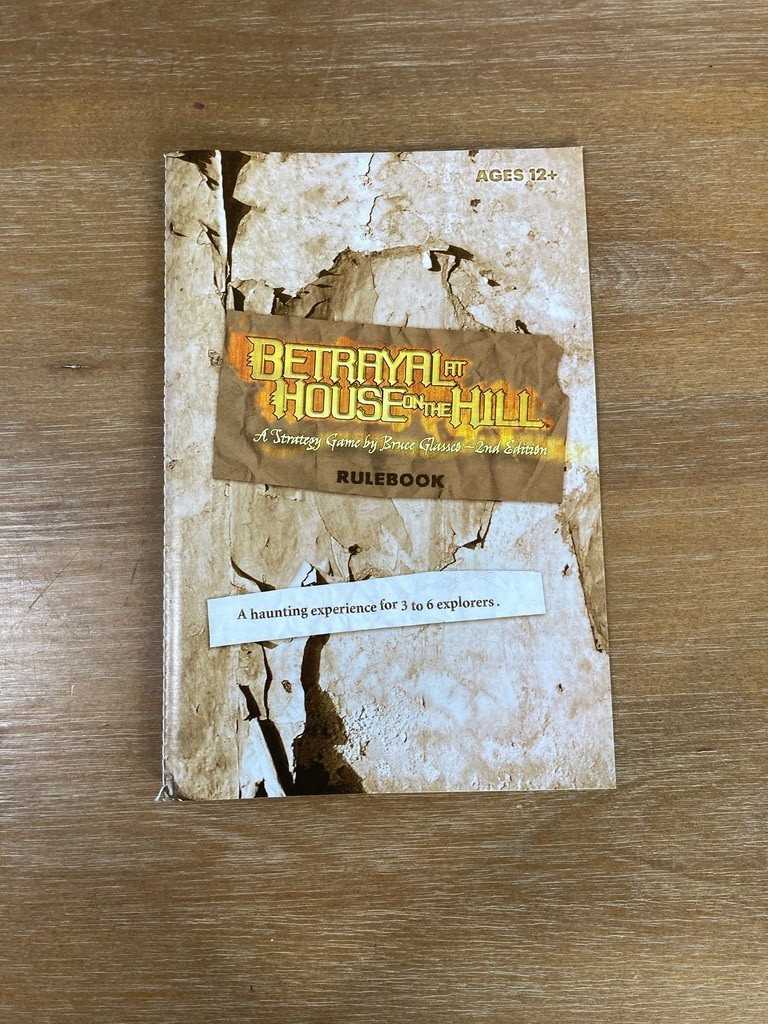 Betrayal At House On The Hill Strategy & Horror / Adventure Board Games COMPLETE