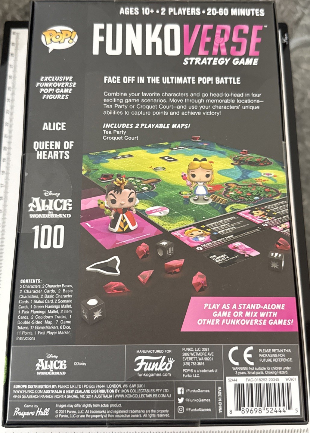 Funkoverse 2021 Alice In Wonderland Disney Strategy Game CHASE FUNKO POP
