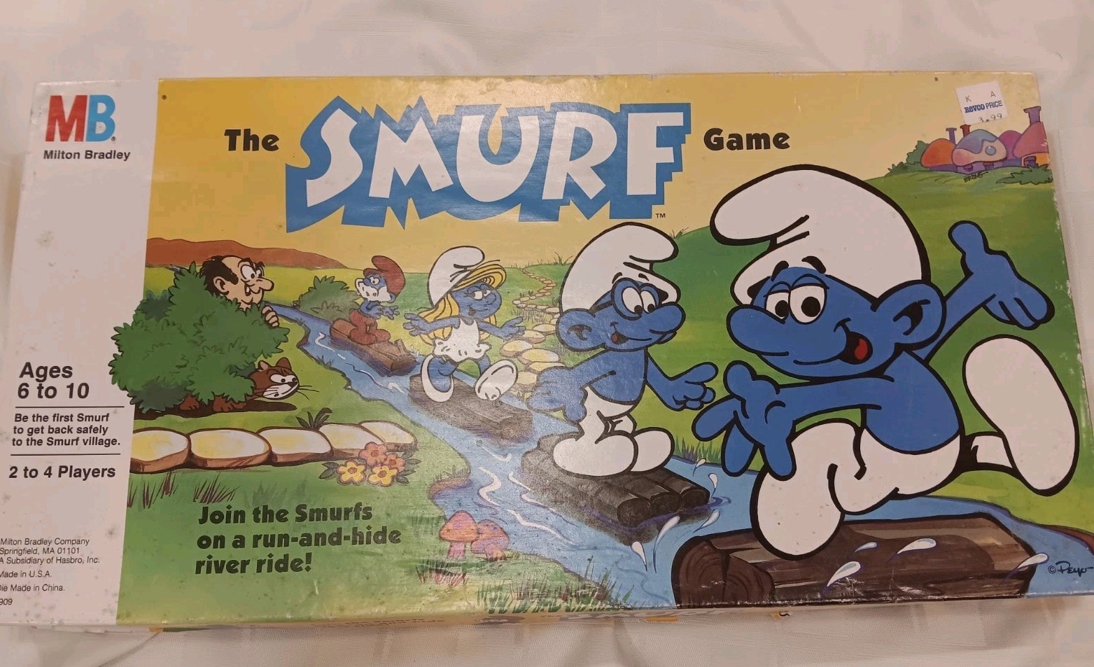 Milton Bradley The Smurf Board Game 1988 – Acceptable Condition – Incomplete
