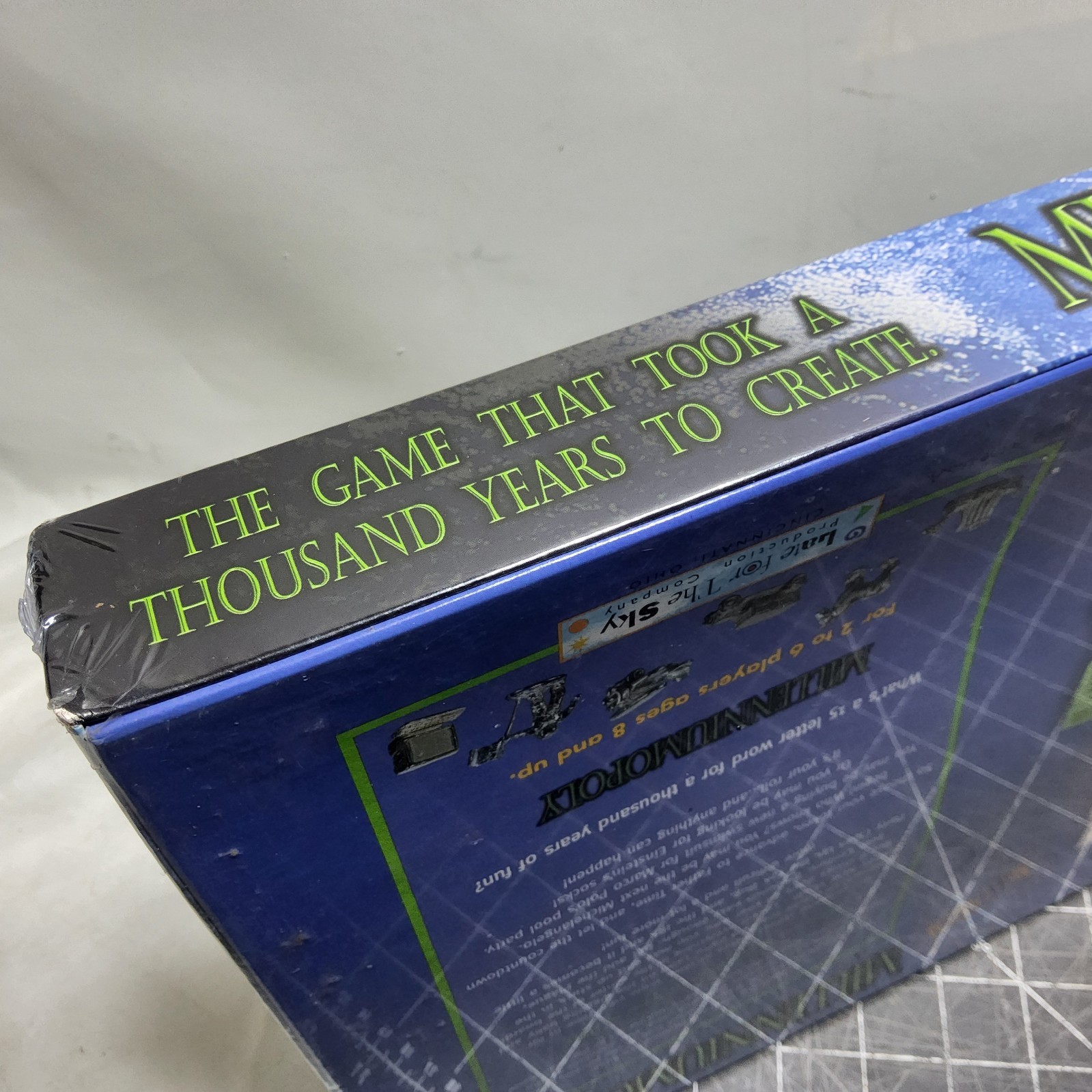 Millenniumopoly Board Game SEALED Late for the Sky Y2K 2000 vintage strategy