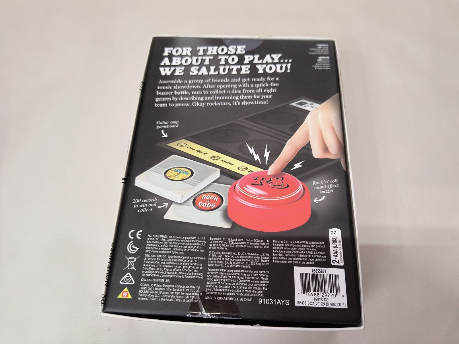 Rolling Stone The Rock and Roll Party Game Complete NEW Open Box SEALED Pieces