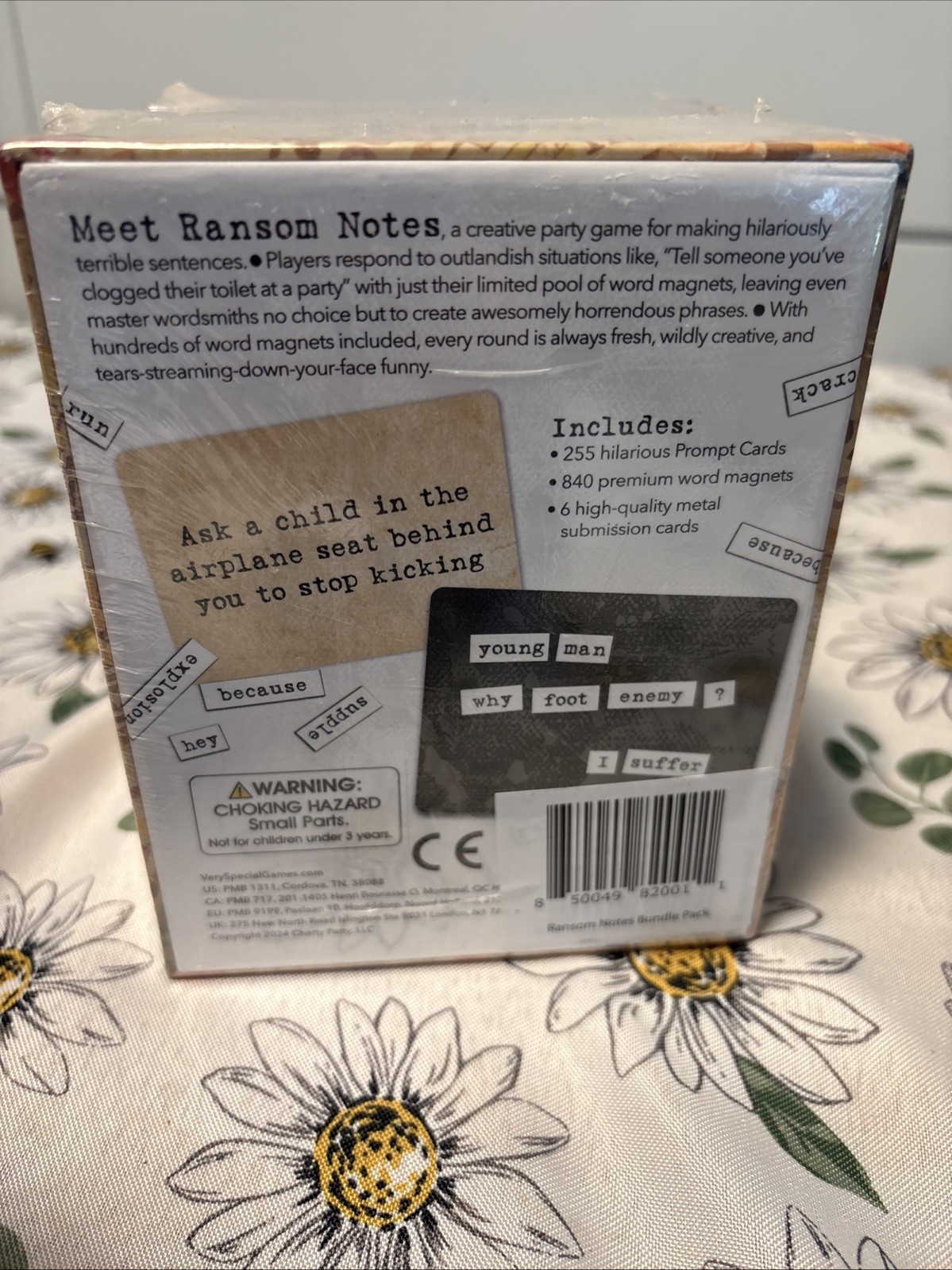 New Ransom Notes Expansion Pack Magnet Word Party Game for 3-10 Players Sealed