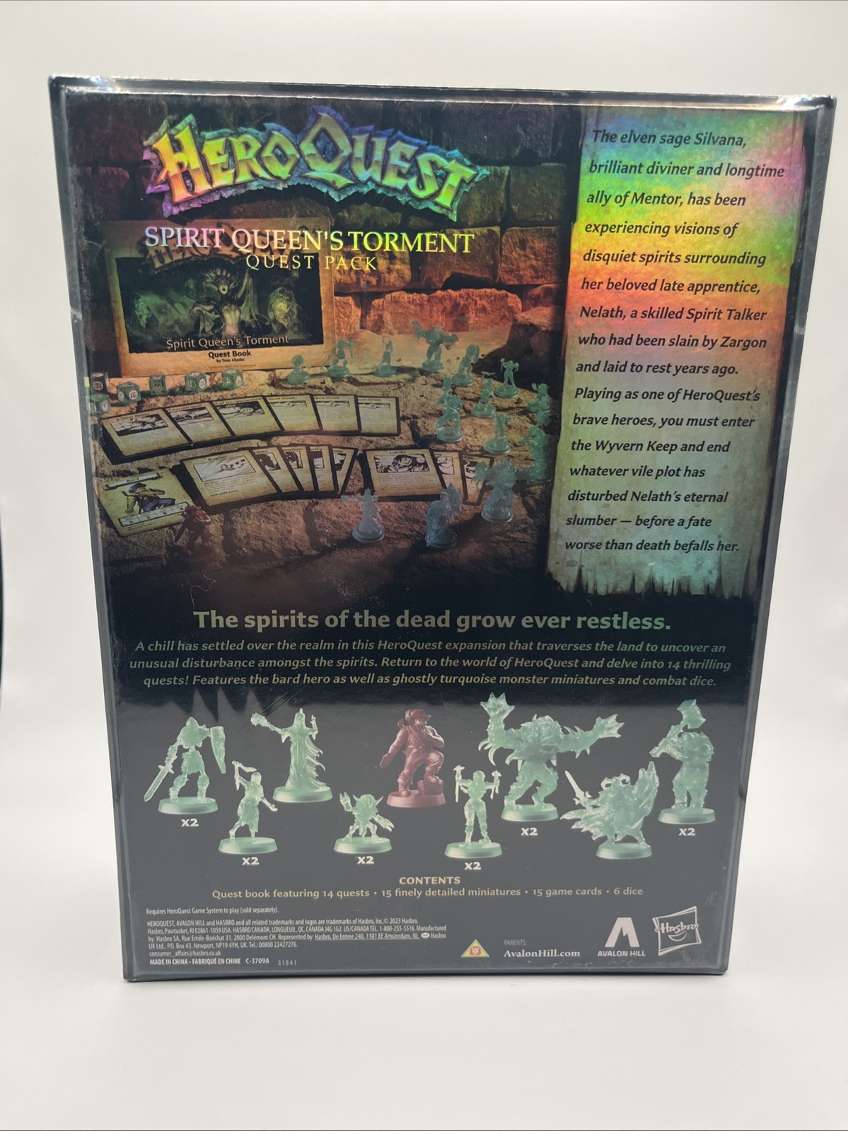 HeroQuest Spirit Queen’s Torment Quest Pack Brand New Sealed