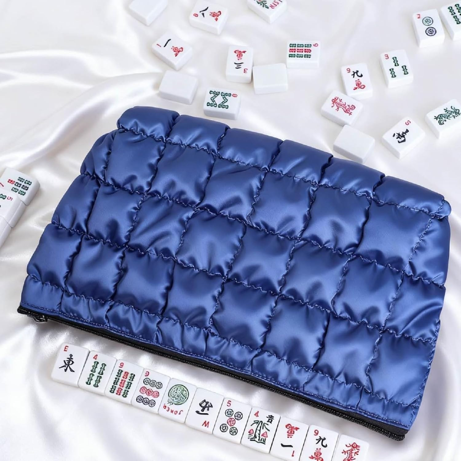 Empty Mahjong Tiles Bag, Thickened Mahjong Bag for 166 American Mahjong Tile Set