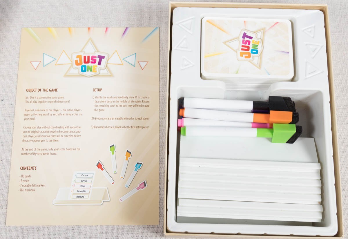 Just One Cooperative Party Game Repos Productions 2018 Award Winner Complete