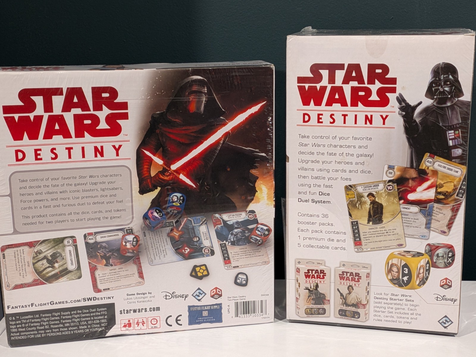 Star Wars: Destiny Two-Player Base Game With Way Of The Force Booster Box Sealed