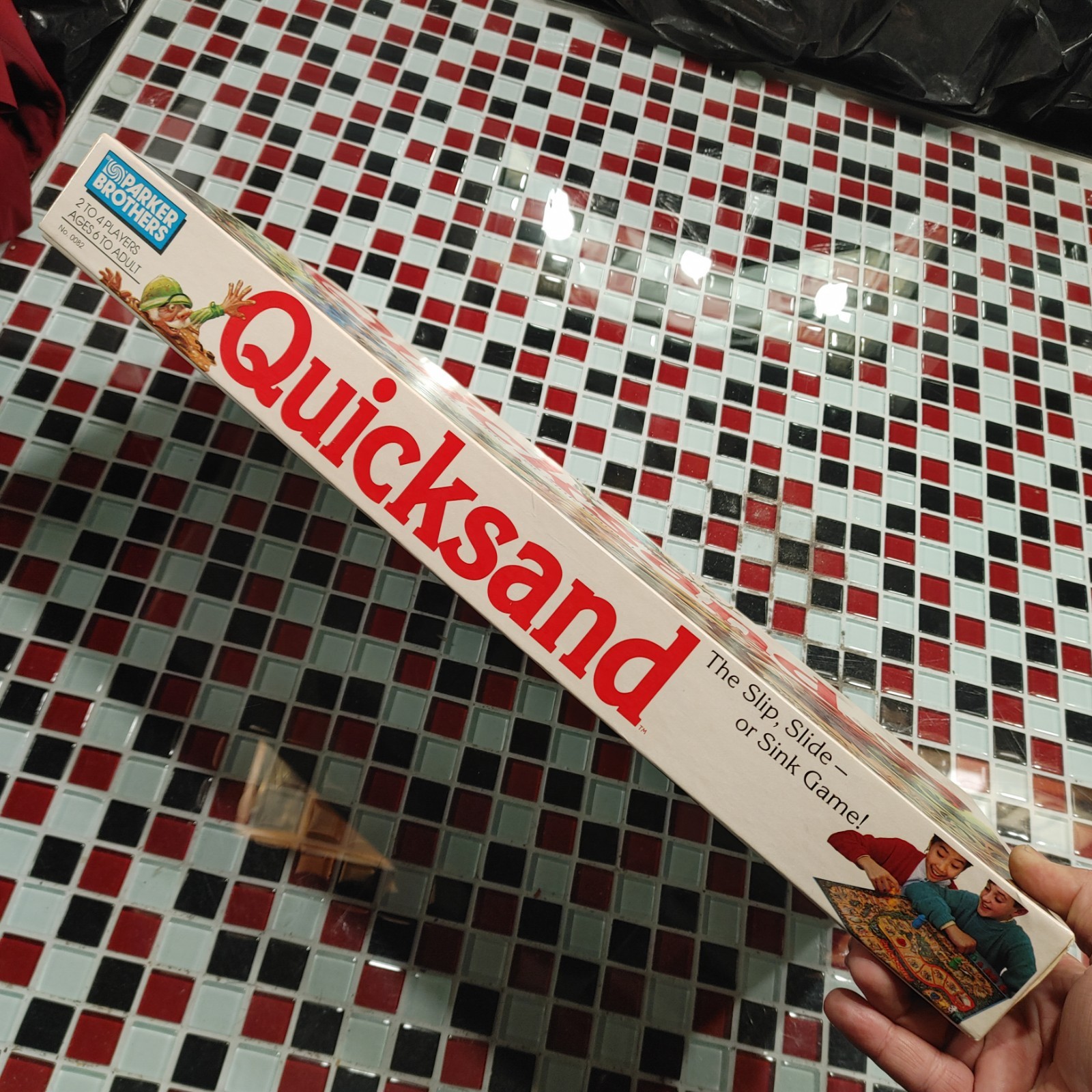 COMPLETE ~ Vtg 1989 Quicksand Slip Slide or Sink Parker Brothers Board Game