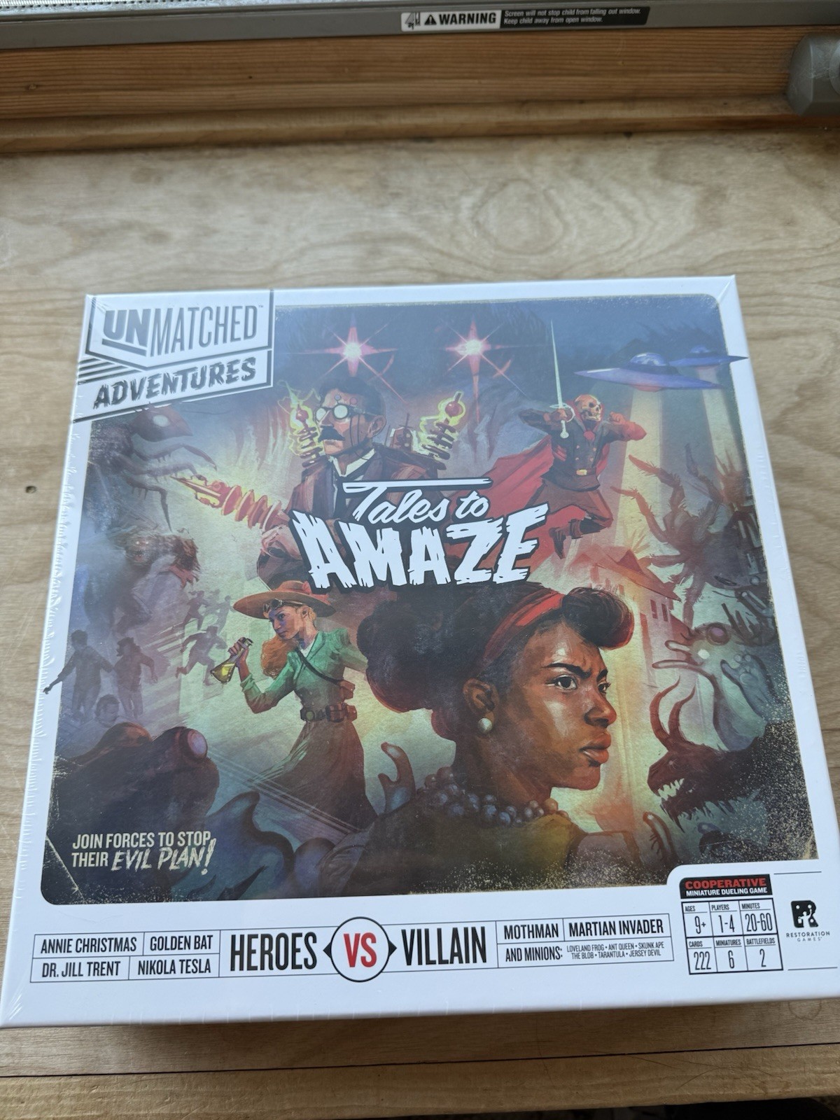 Unmatched Adventures: Tales to Amaze By Restoration Games Board Game Sealed New