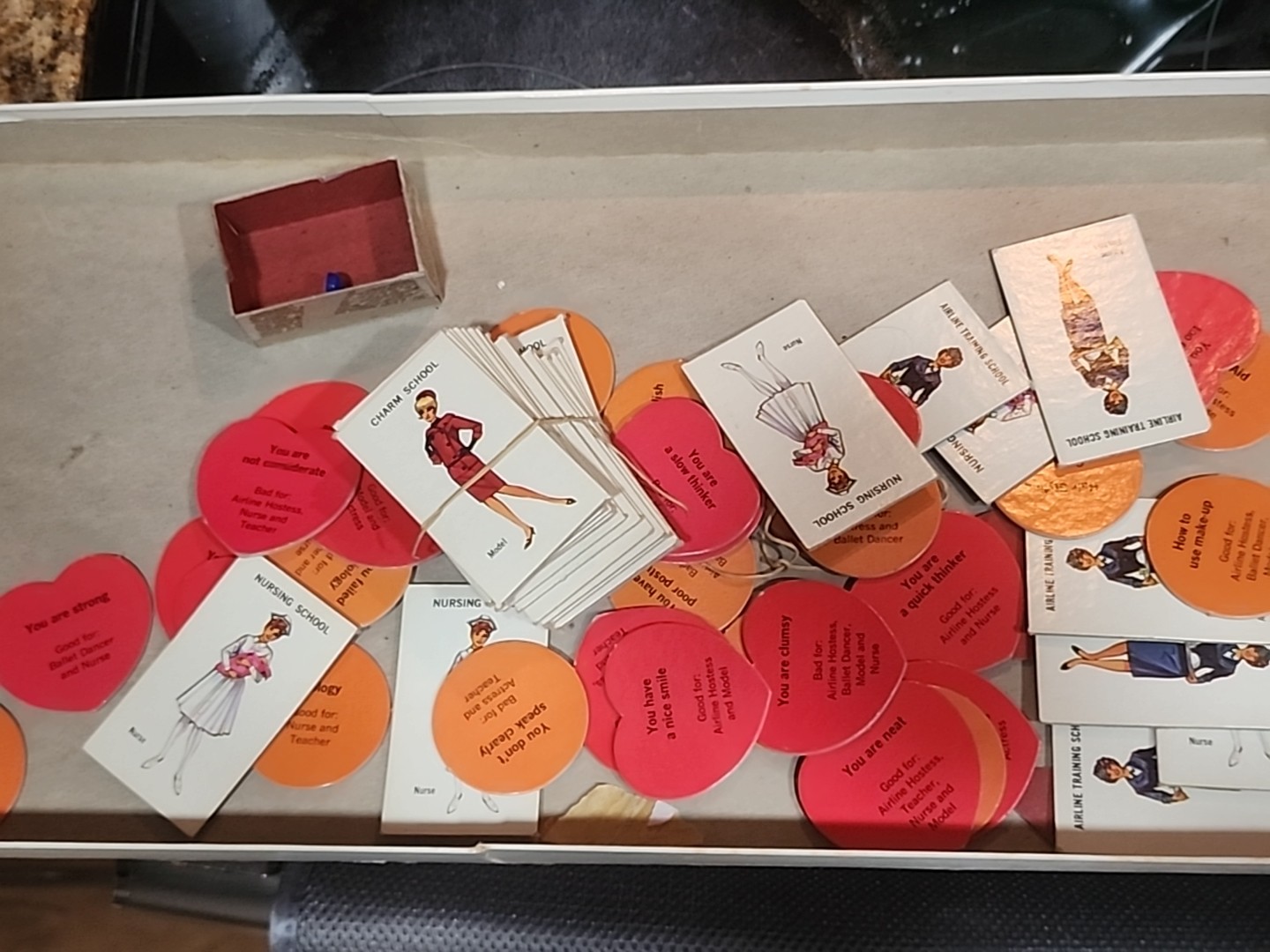What Shall I Be? Board Game of Career Girls 1966, 1972 Selchow & Righter AS-IS