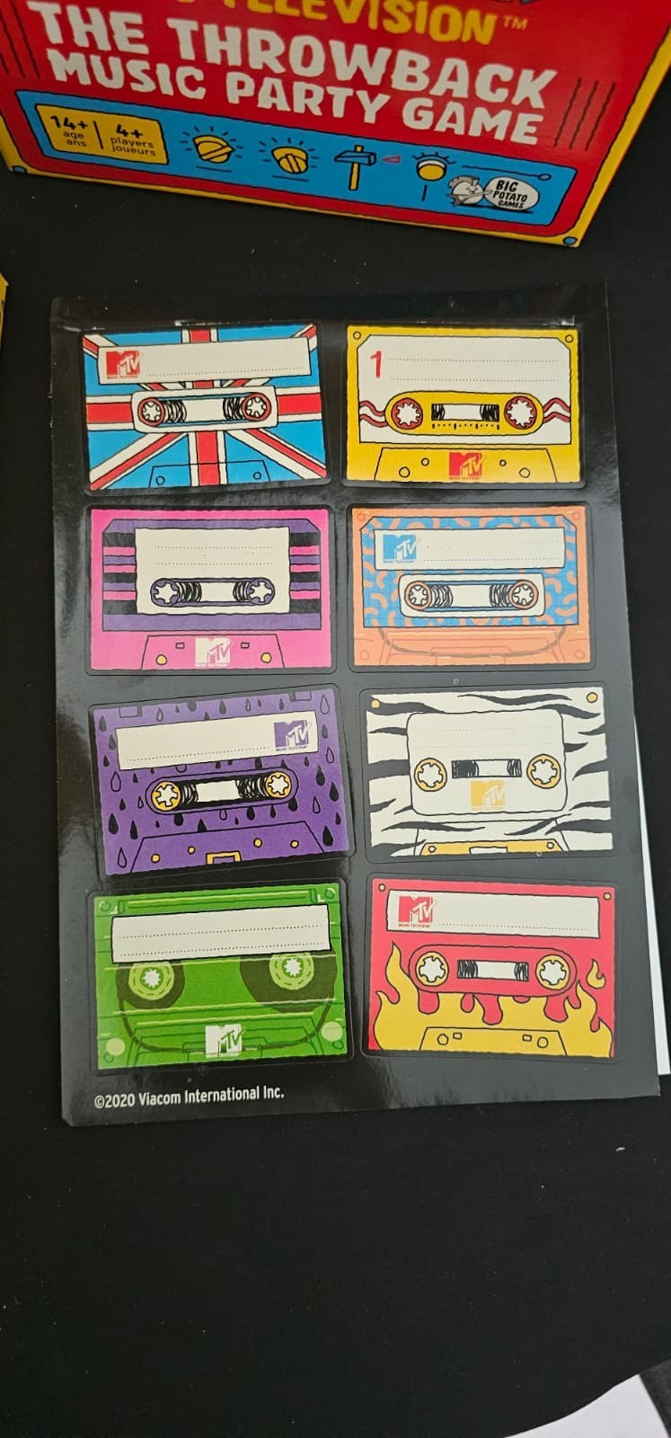 MTV Game The Music Throwback Party Quiz For Adults And Teens Ages NEW – [B-6]