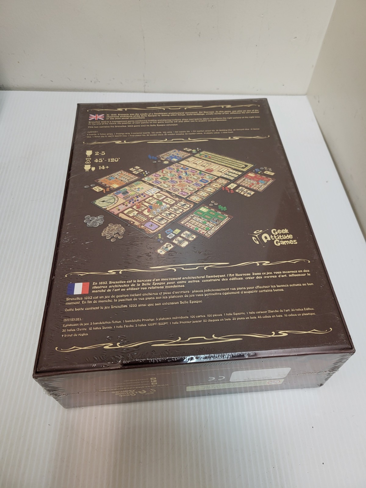 2023 Bruxelles 1893 Board Game By Geek Attitude Games