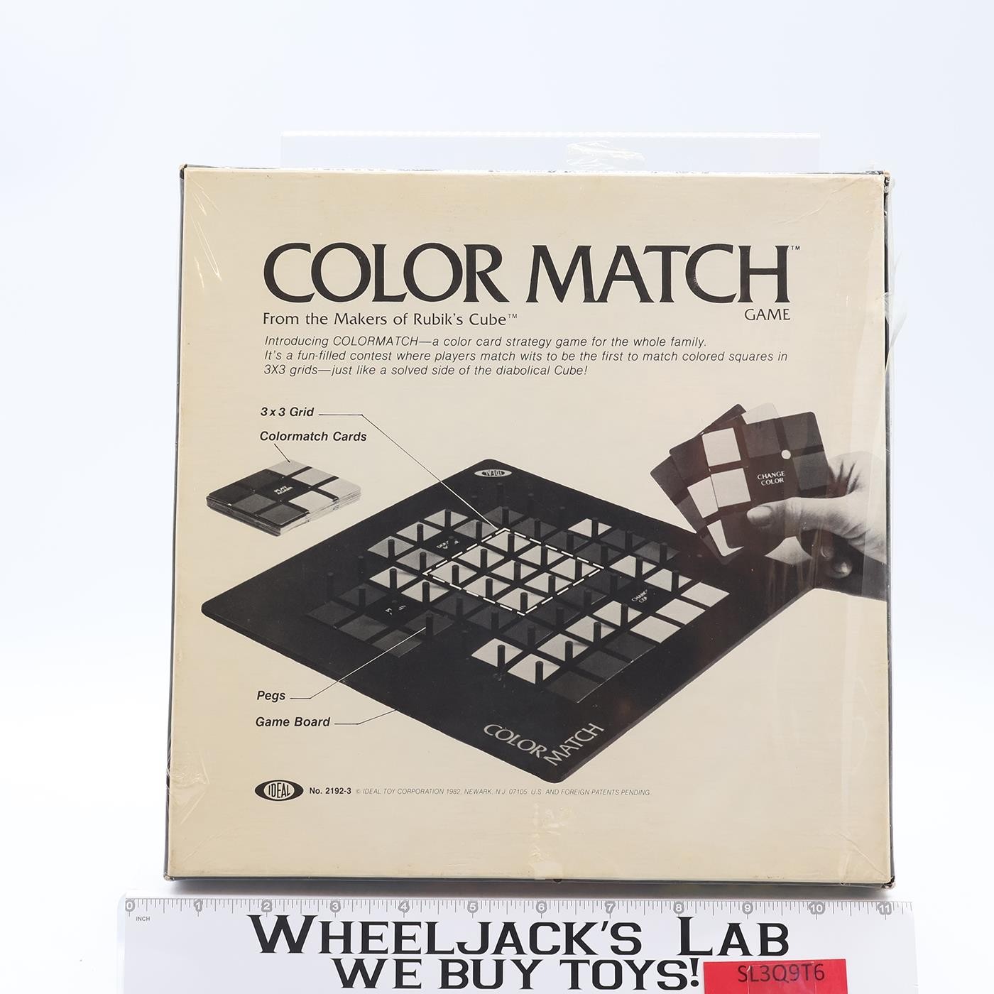 Rubik’s Cube Color Match Card Game 1982 Ideal Vintage NEW SEALED