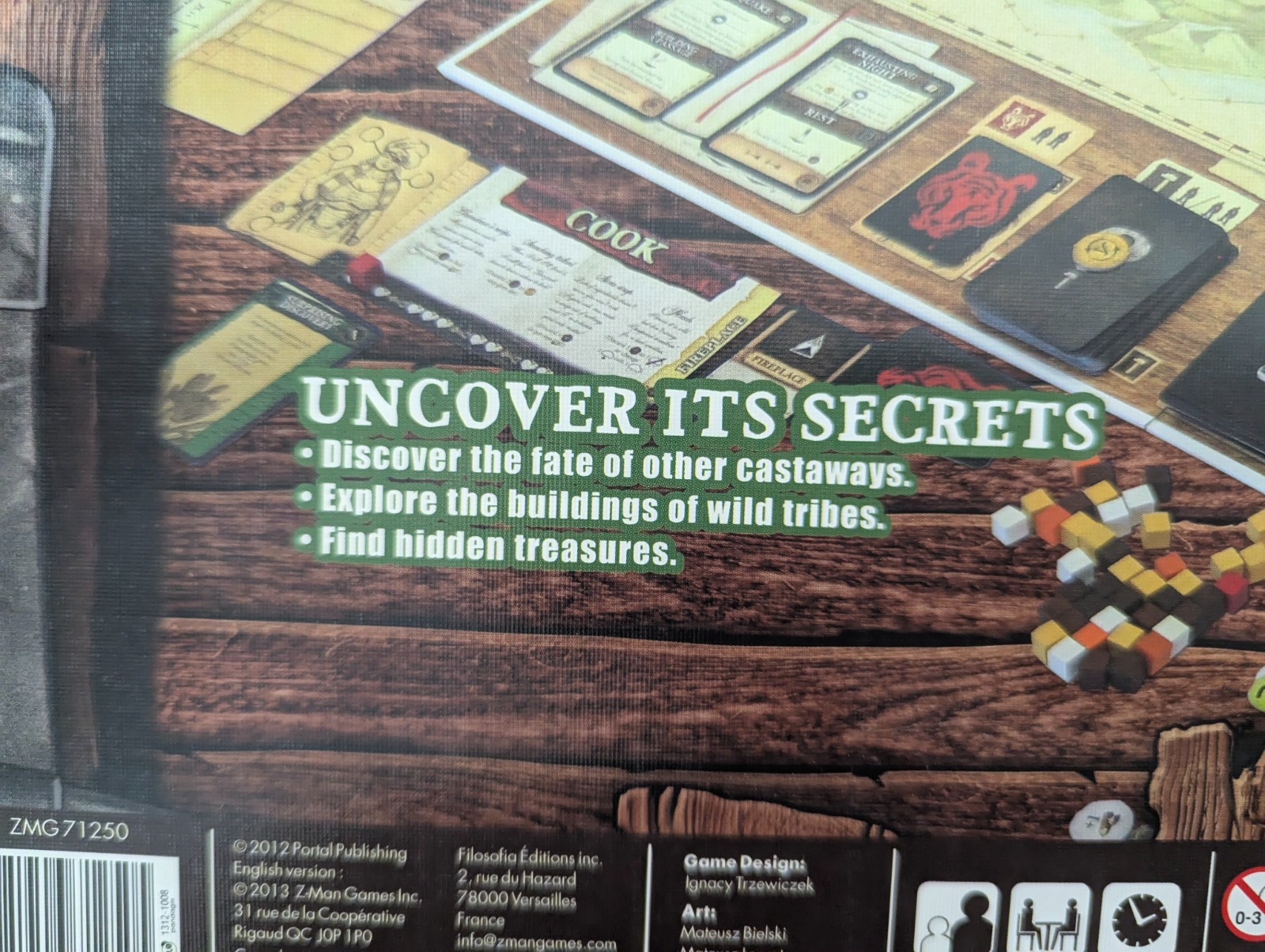 ROBINSON CRUSOE Adv on the Cursed Isl Board Game 100% COMPLETE 2012 AWARD WINNER