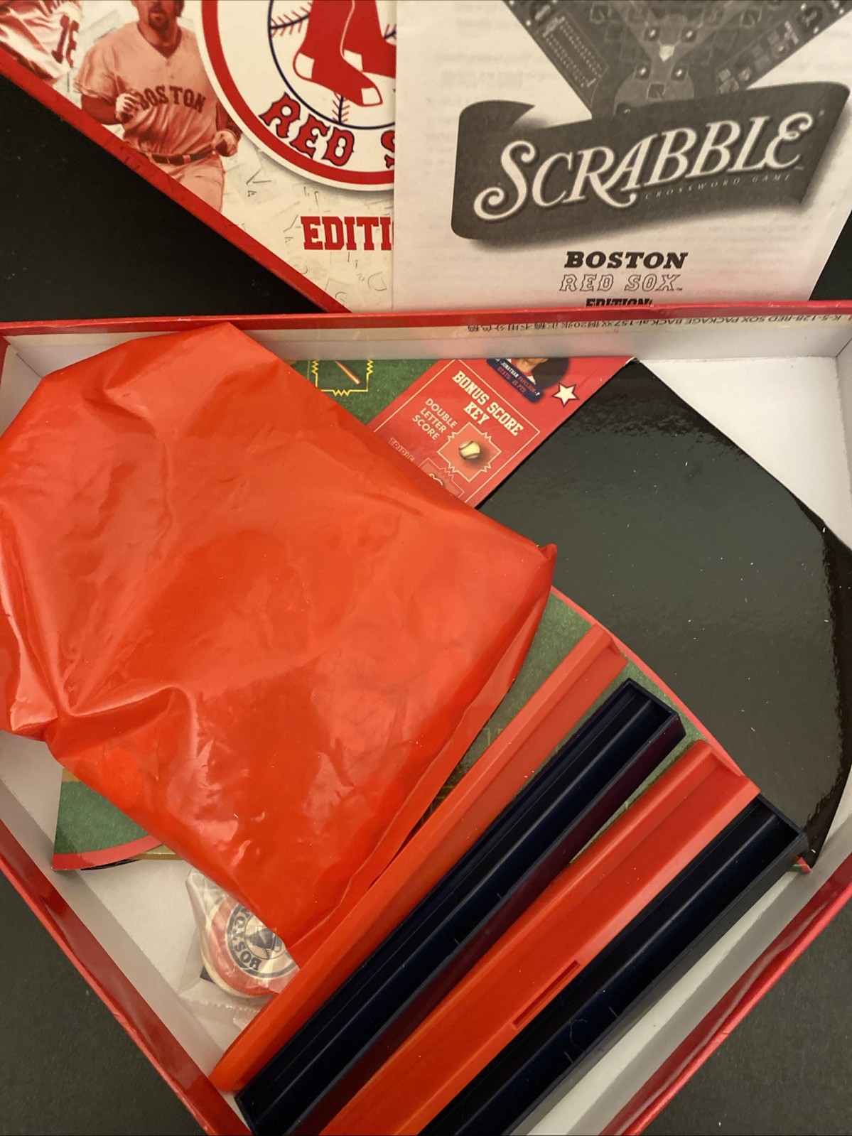 2007 Boston Red Sox Scrabble Game Baseball Word fun Sababa toys COMPLETE