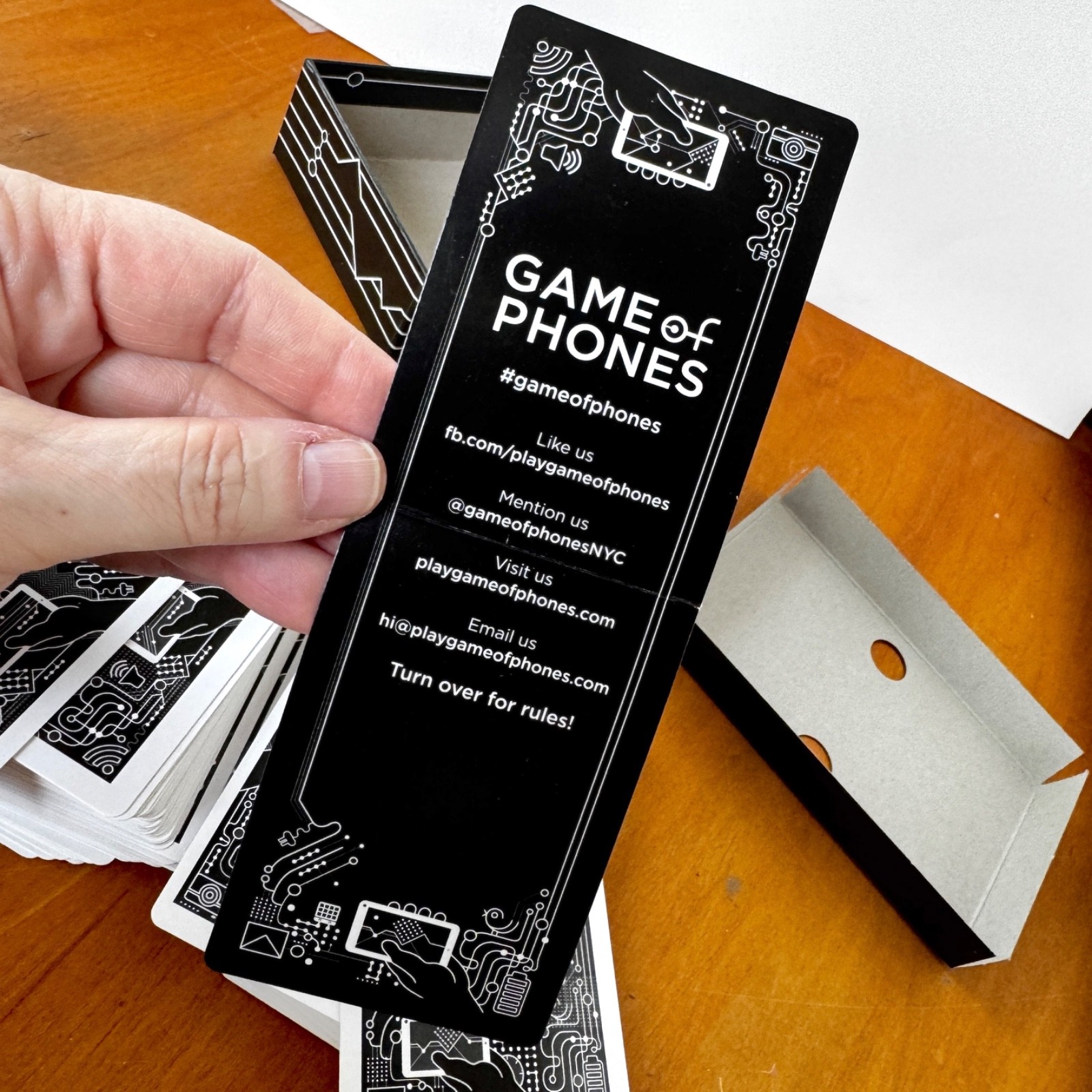 Game Of Phones! Family iPhone Card Game, Party, Group, Sleepover