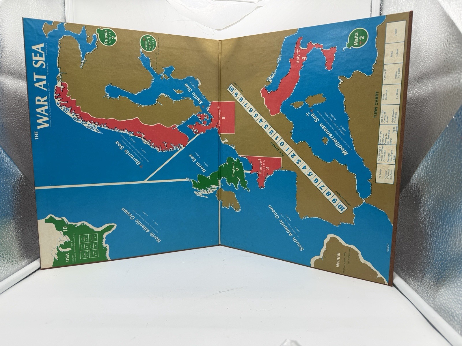 1976 War at Sea Game by Avalon Hill Complete in Great Condition FREE SHIPPING