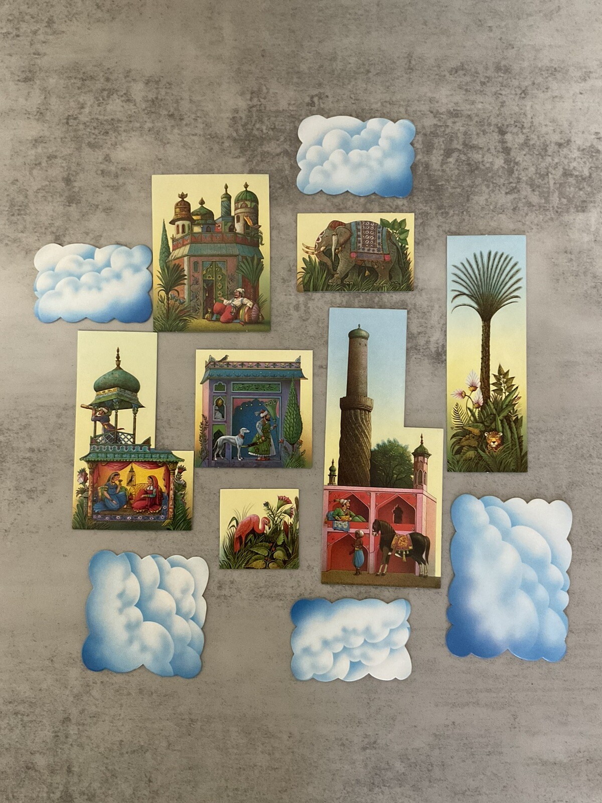 988 Ravensburger Flying Carpet Fantasy Board Game Replacement Pieces Parts