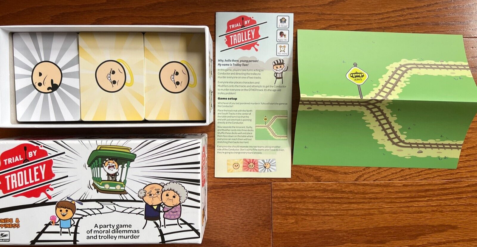 Skybound Trial by Trolley Moral Dilemma and Murder Party Game – SKY4214