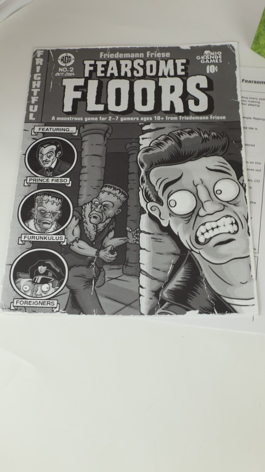 Friedemann Friese Fearsome Floors Board Game 100% Complete