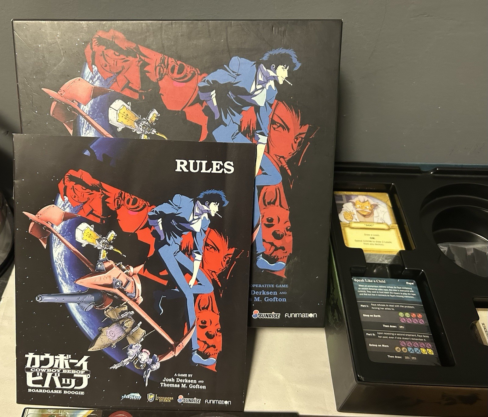 Cowboy Bebop Boardgame Boogie Board Game Sealed 1-4 Players Cooperative Anime