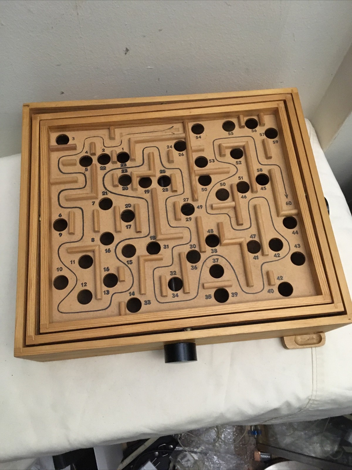 Brio Labyrinth Game Wooden Balance Maze With Original Box Made In Sweden