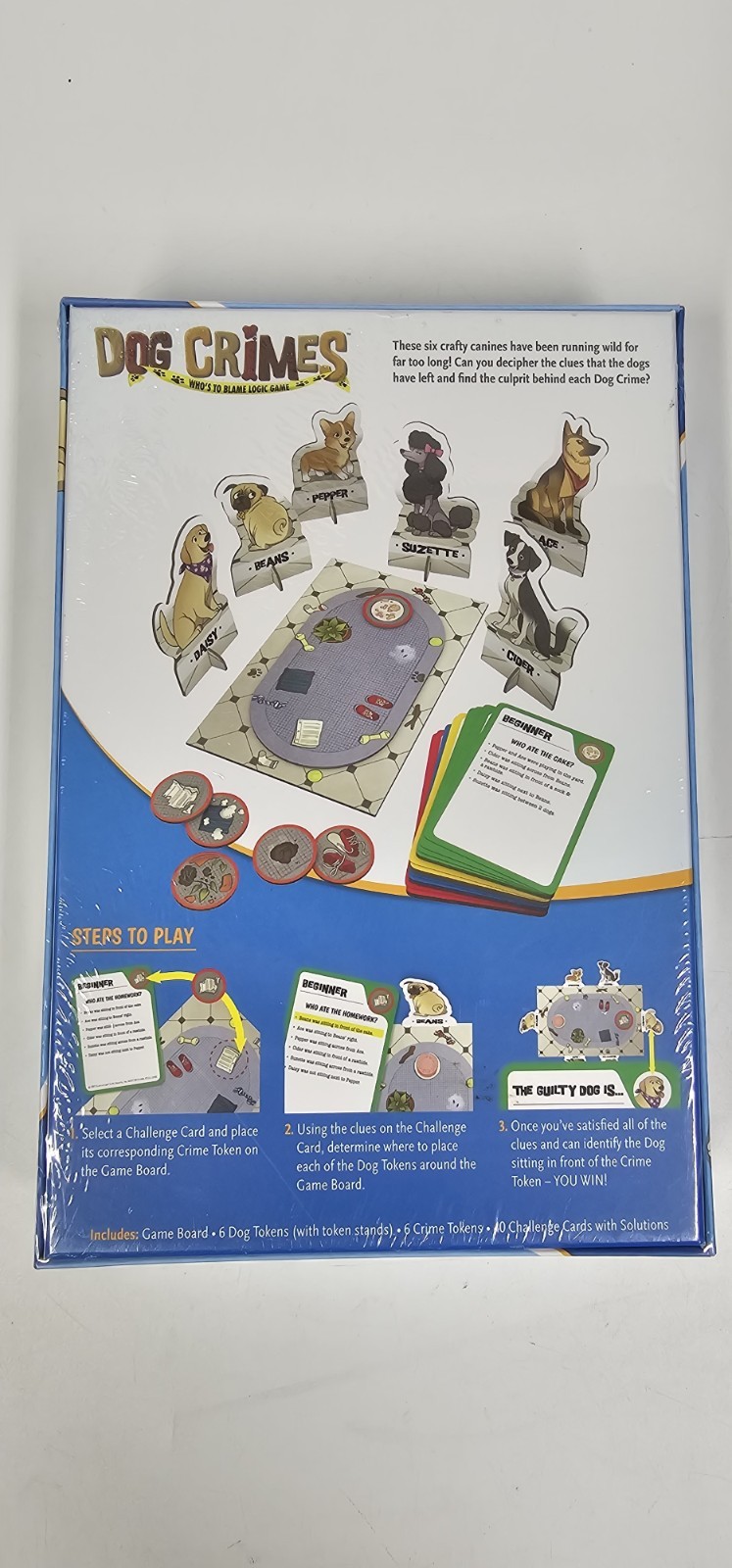 ThinkFun Dog Crimes Logic Game and Brainteaser for Boys and Girls Age 8 & Up