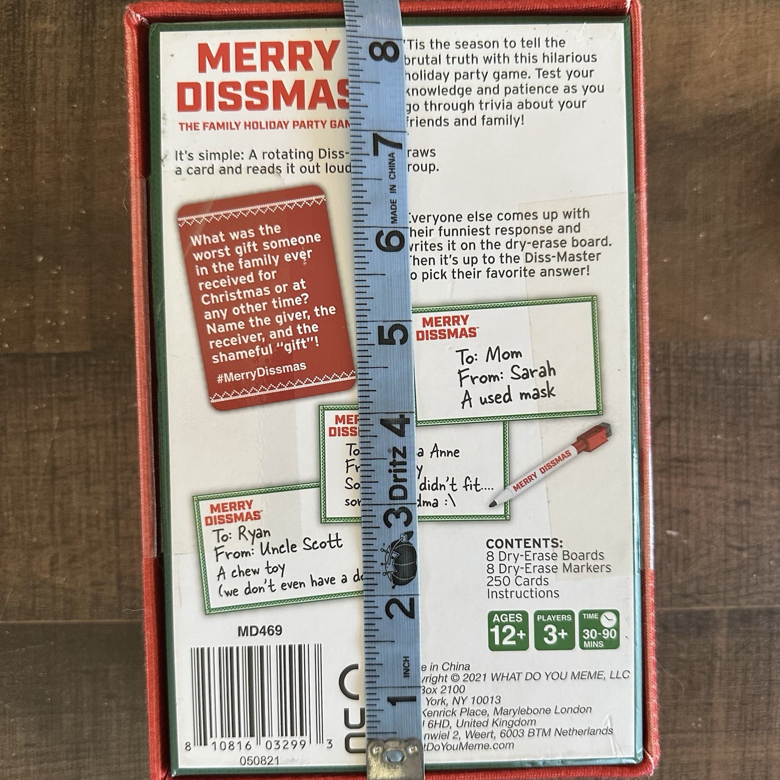 Merry Dissmas Family Holiday Party Game