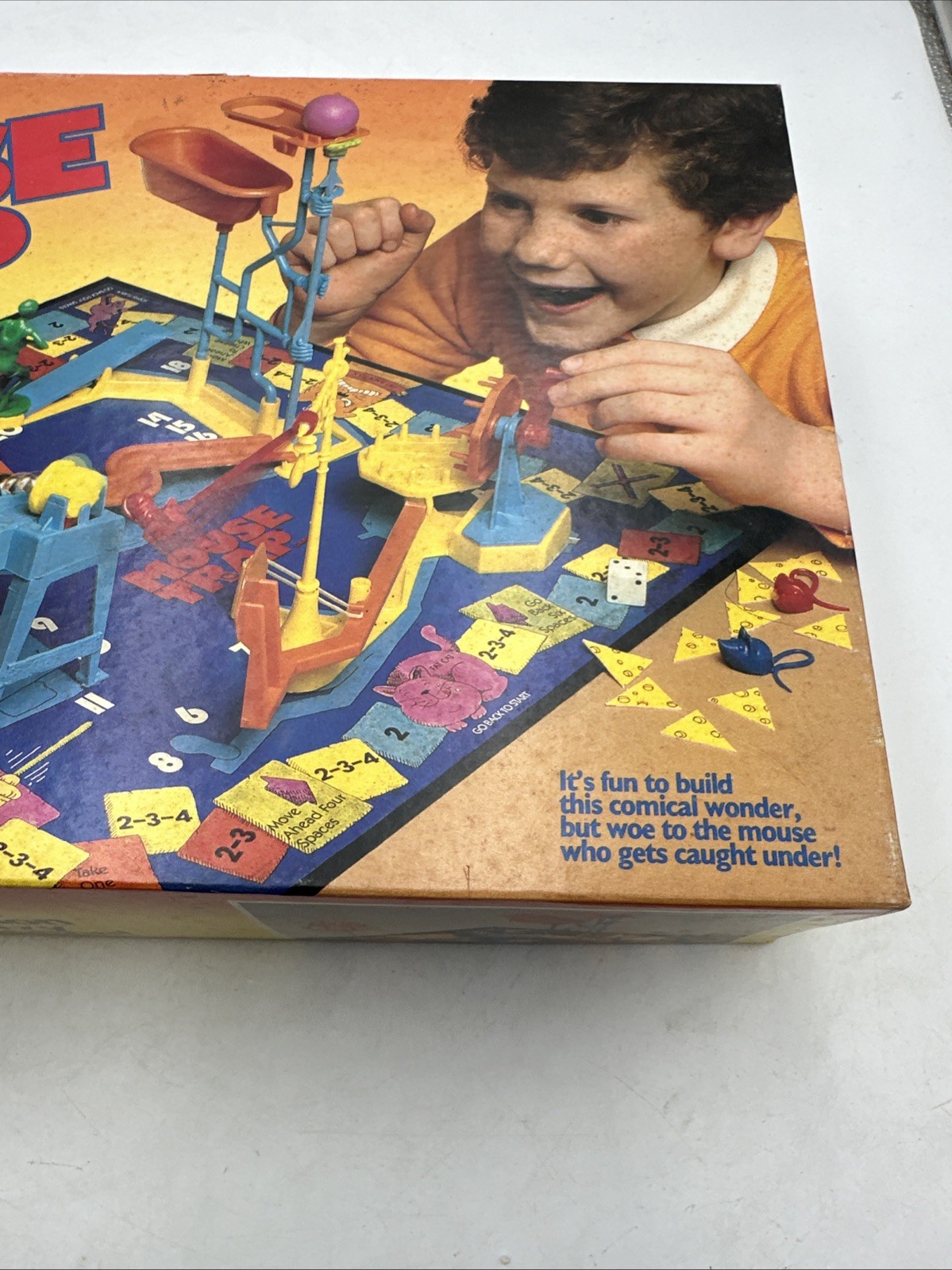 Vntg MOUSE TRAP Board Game by Milton Bradley 1986 Untested READ Description