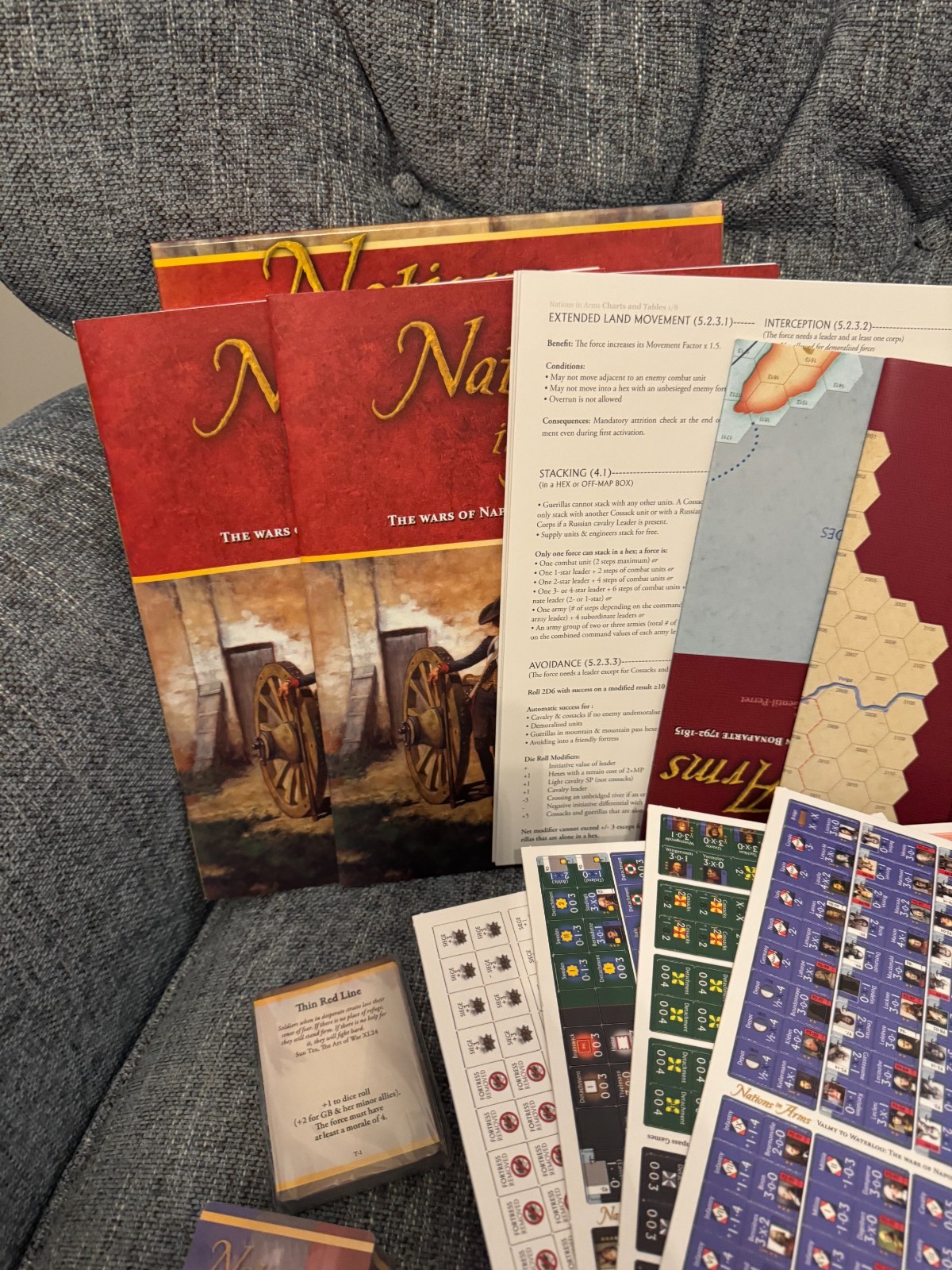 Nations in Arms: Valmy to Waterloo (open, unpunched, cards sealed) Compass Games