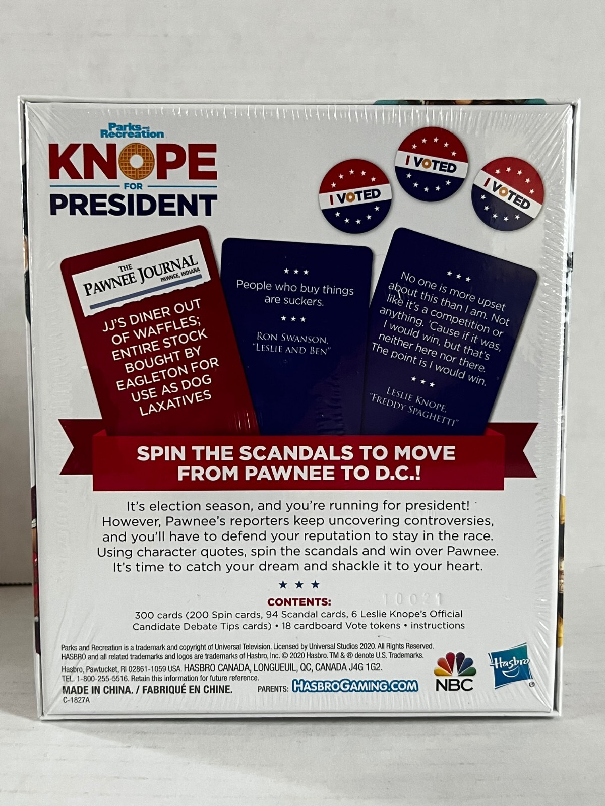 Parks and Recreation – Knope for President Party Card Game BRAND NEW – SEALED