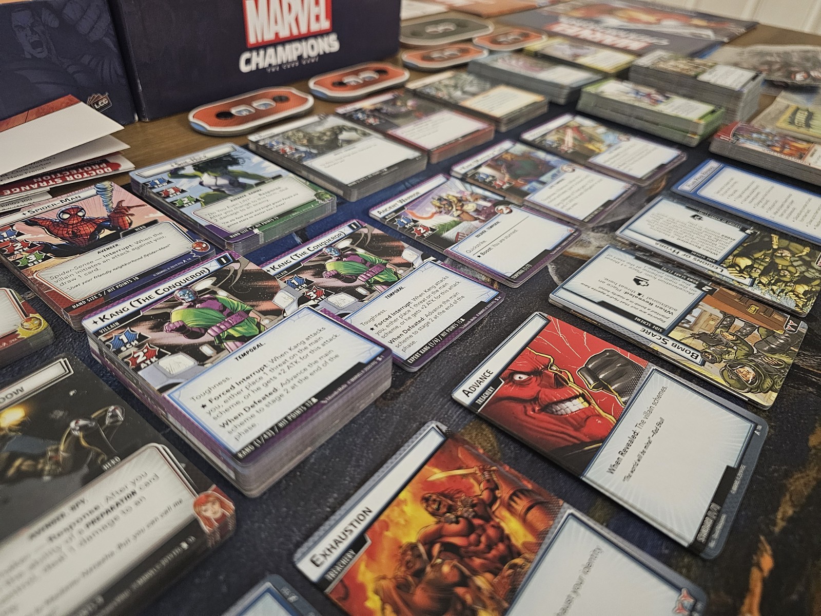 MARVEL Champions W/ 3 Extra Hero Packs And Kang Expansion – Male Offer!