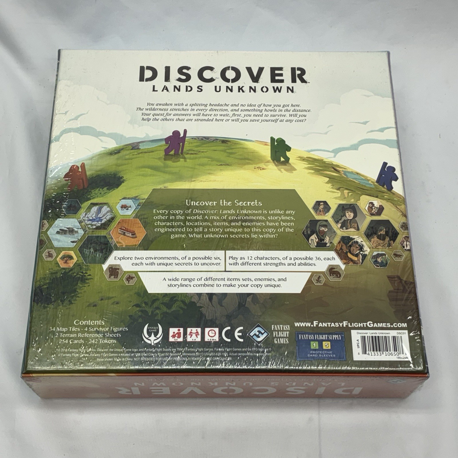 Discover: Lands Unknown – Survival Adventure Board Game Sealed New